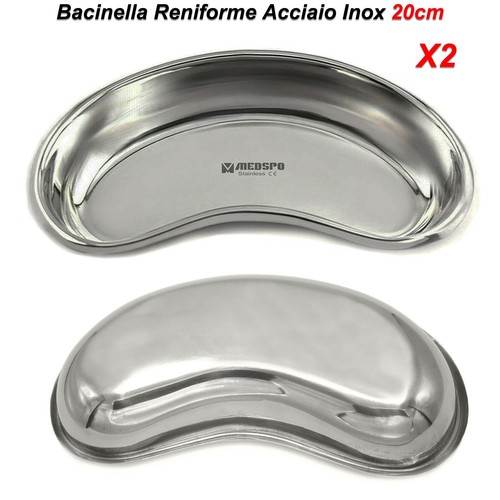 Bacinella reniforme acciaio - bacinella,