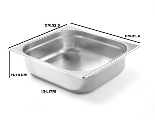 Bacinella inox h 10 - bacinella, h.10