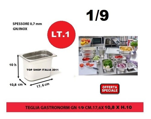 Bacinella gastronorm inox - bacinella, gn